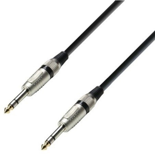 Adam Hall K3BVV0300 6.3 mm Jack Stereo to 6.3 mm Jack Stereo (3m)