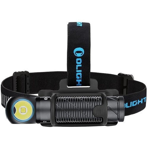 Olight Perun 2 Rechargeable Right-Angle LED Flashlight and Headband (Black) CW