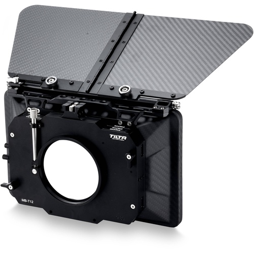 Tilta MB-T12-M80 3-Stage 4 x 5.65" Carbon Fiber Clip-On Matte Box (80mm Back)