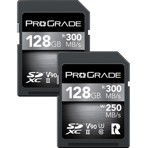 ProGrade Digital 128GB UHS-II SDXC Memory Cards - Cobalt