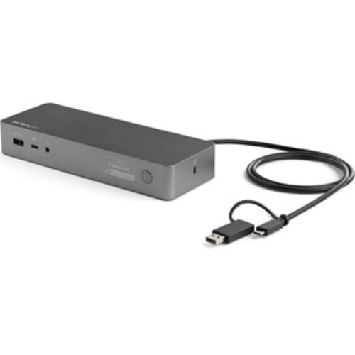 StarTech USB-C & USB-A Dock Hybrid Universal Laptop Docking Station