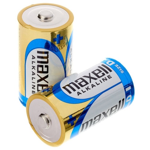 Maxell Alkaline Size D Battery (2-Pack)
