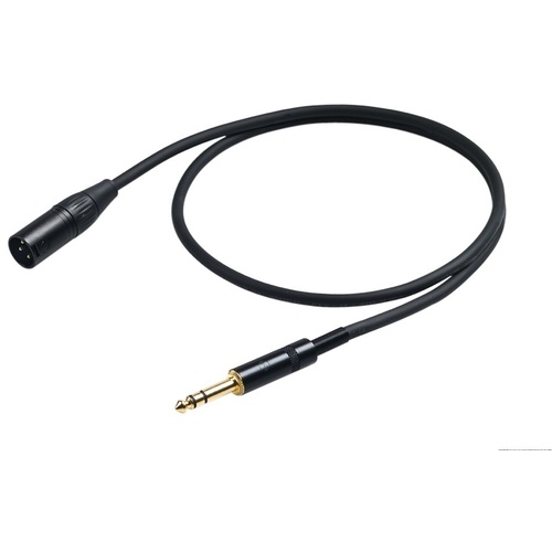Proel XLR to 6.3mm TRS Cable (3m)