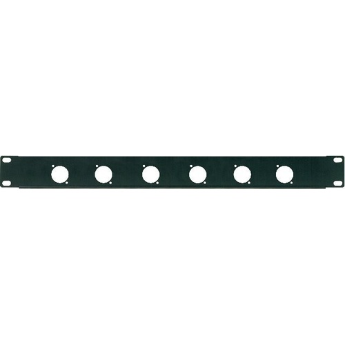 Proel 1U Rack Panel 6x XLR - 9" (48.26cm)