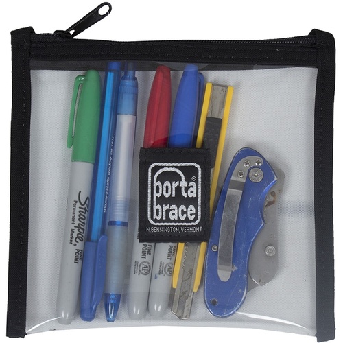 Porta Brace Clear Vinyl Pouch (6 x 6" / 15.24 x 15.24 cm)