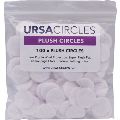 Ursa Plush Circles 100x (White)