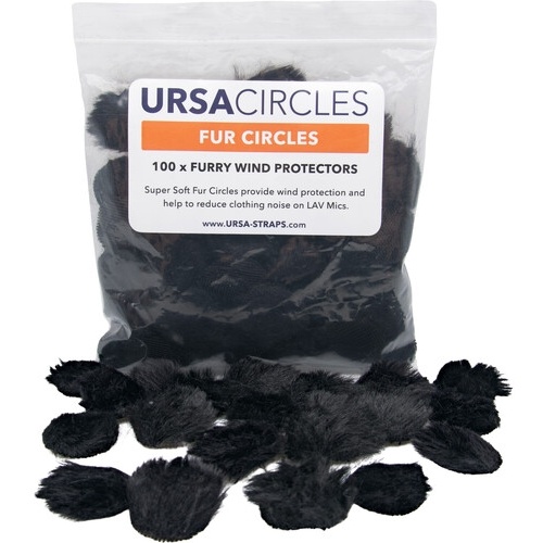 Ursa Fur Circles Lav Covers (100x, Black)