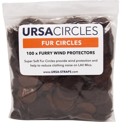 Ursa Fur Circles Lav Covers (100x, Brown)