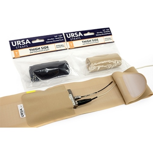 Ursa Thigh Strap with Horizontal Pouch for Wireless Transmitters (Beige)