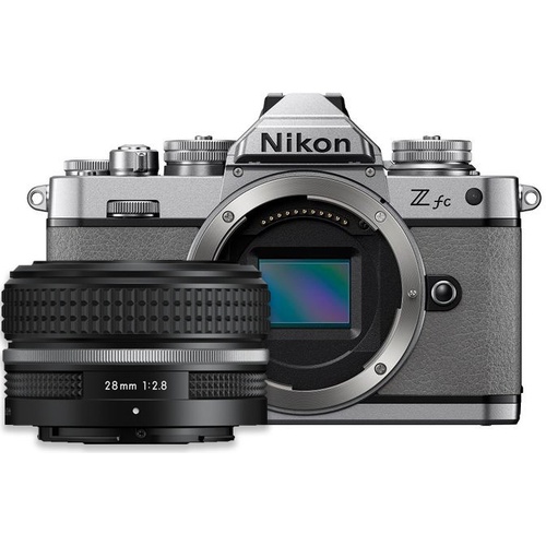 Nikon Z fc Mirrorless Digital Camera (Natural Grey) with 28mm Lens
