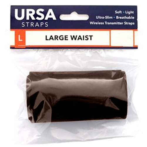 Ursa Waist Strap with Small Pouch for Wireless Transmitters (Large, Brown)