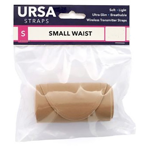 Ursa Waist Strap with Small Pouch for Wireless Transmitters (Small, Beige)