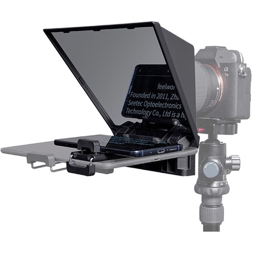 FeelWorld TP2 Portable Teleprompter for Smartphone/Tablet (DSLR Video Version)