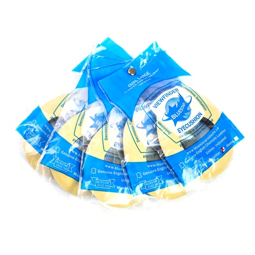 Bluestar Large Oval Eyecushion (Ultrasuede, Natural, 5 Pack)