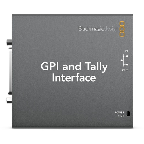 Blackmagic Design GPI and Tally Interface