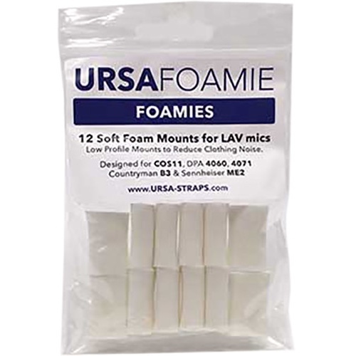 Ursa FOAMIES for Lavalier Microphones 12 Pack (White)