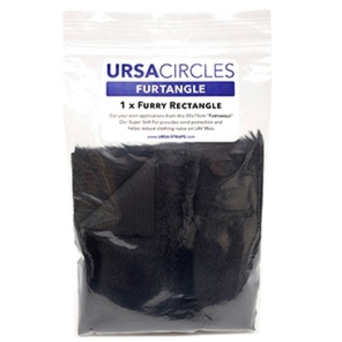 Ursa Furtangle 60x15cm DIY Fur Material for Custom Lav Mic Protection (Black)