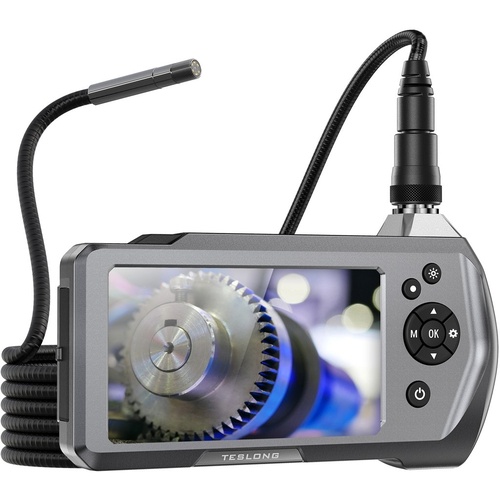 Teslong NTS450A Endoscope with 4.5" Screen (7.6mm Diameter, 5m Probe)