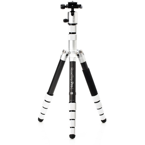 Benro  MeFOTO RoadTrip Pro Carbon Fibre Series 1 Travel Tripod with Ball Head and Monopod (Silver)