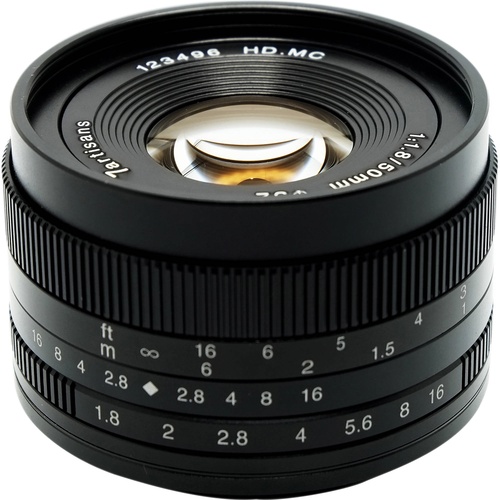 7Artisans 50mm f/1.8 Lens for Sony E