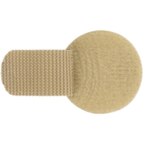 Wireless Mic Belts Cable Discs (Tan, 50-Pack)