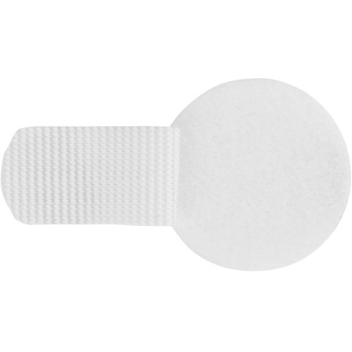 Wireless Mic Belts Cable Discs (White, 50-Pack)
