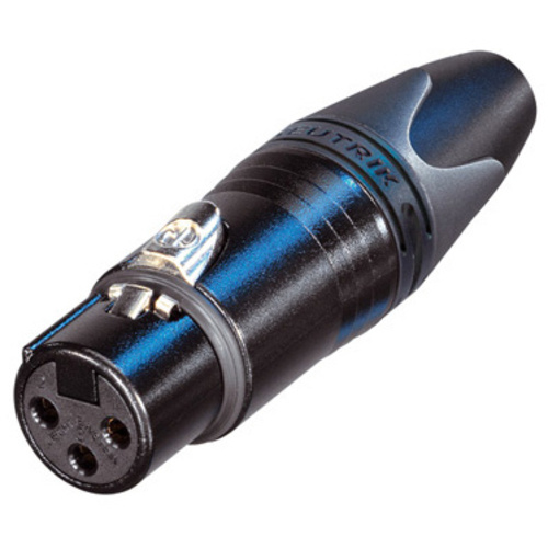 Neutrik NC3FXX-B  Connector - Gold Contacts