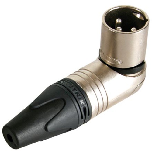 Neutrik NC3MRX 3 Pole Right Angle XLR Male Cable Connector