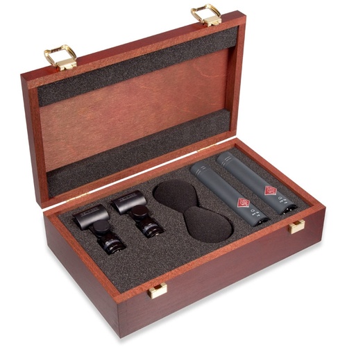 Neumann KM 184 MT Stereo Matched Microphone Pair (Matte Black)