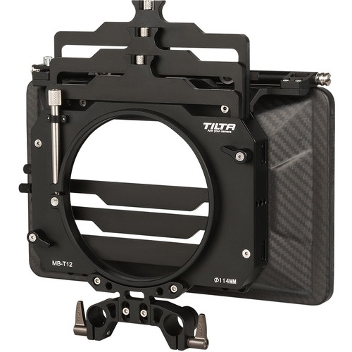 Tilta MB-T12 3-Stage 4 x 5.65" Carbon Fiber Clip-On Matte Box
