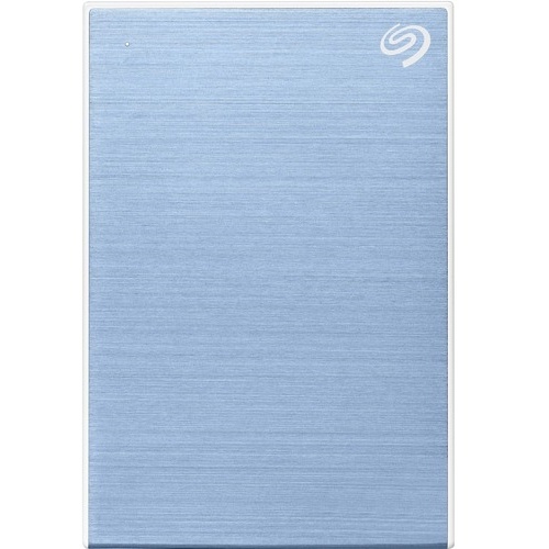 Seagate One Touch 5TB External Hard Drive with Password Protection (Light Blue)