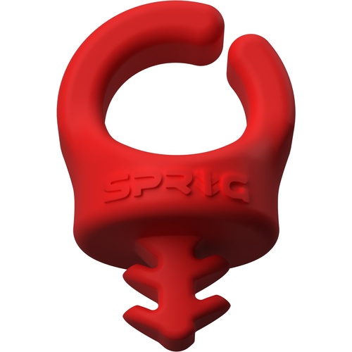 Sprig Cable Management Device for Camera Rigs (3-Pack, 3/8"-16, Red)