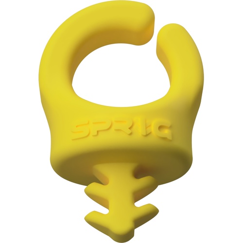 Sprig Cable Management Device for Camera Rigs (3-Pack, 3/8"-16, Yellow)