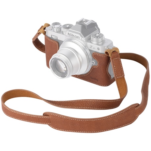 SmallRig Leather Half Case with Shoulder Strap for Nikon Z FC