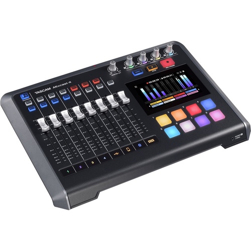 Tascam Mixcast 4 Podcast Station with Built-in Recorder, USB Audio Interface