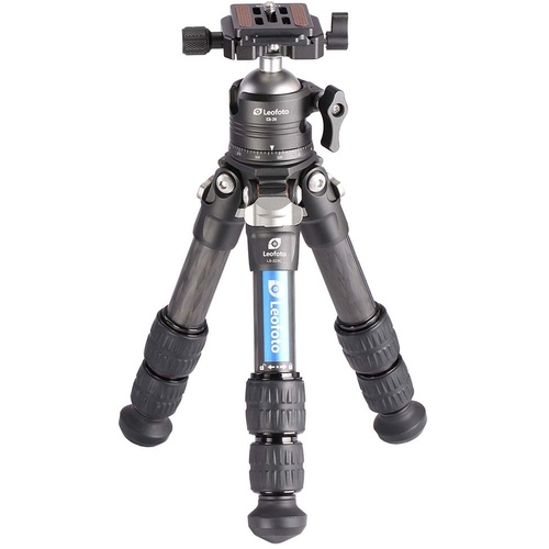 Leofoto LS-223C CNC Carbon Fibre Compact Travel Tripod with Ball Head