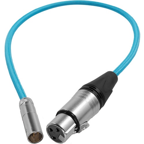 Kondor Blue Mini XLR to XLR for Blackmagic Pocket 4K/6K Camera (Blue, 40cm)