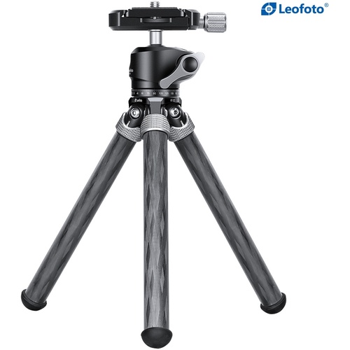 Leofoto Mini Carbon Fibre Tripod Kit MT-02C+LH-22 (Black)