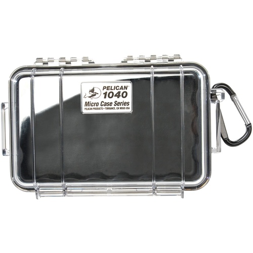 Pelican 1040 Micro Case (Black/Clear)