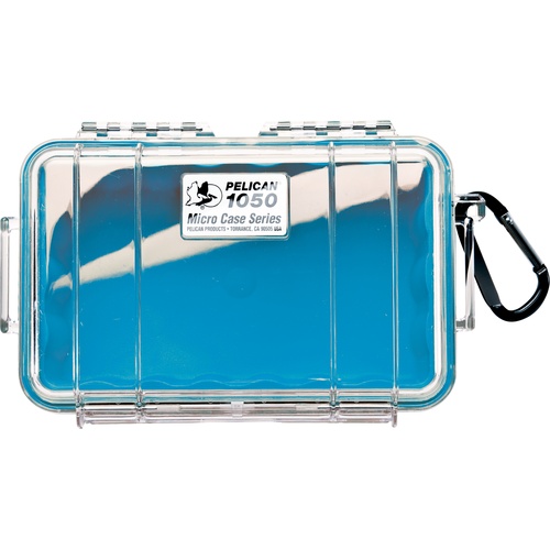 Pelican 1050 Micro Case (Blue/Clear)