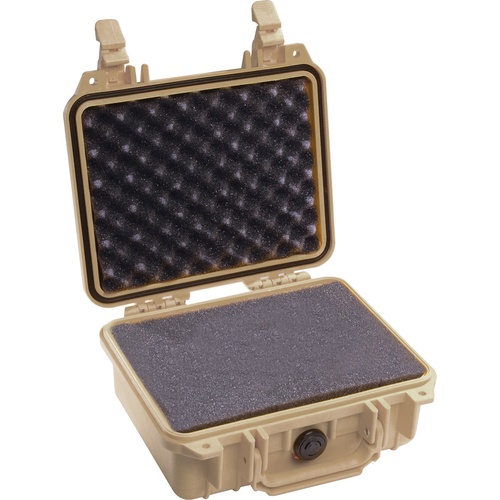 Pelican 1200 Case (Desert Tan, with Foam)