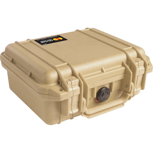 Pelican 1200 Case (Desert Tan, No Foam)