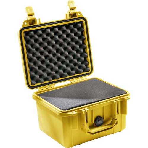 Pelican 1300 Case (Yellow, With Foam)