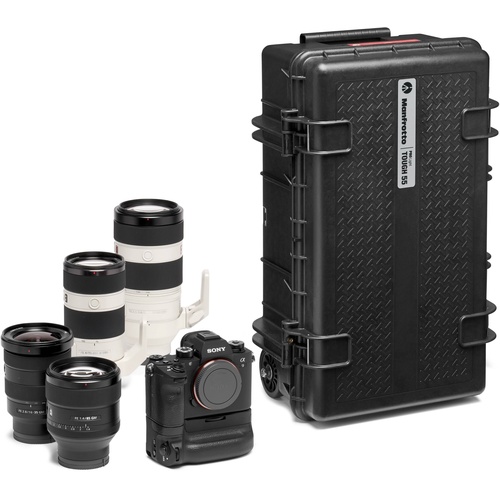 Manfrotto PRO Light Reloader Tough-55 High Lid Wheeled Hard Case with Foam Insert