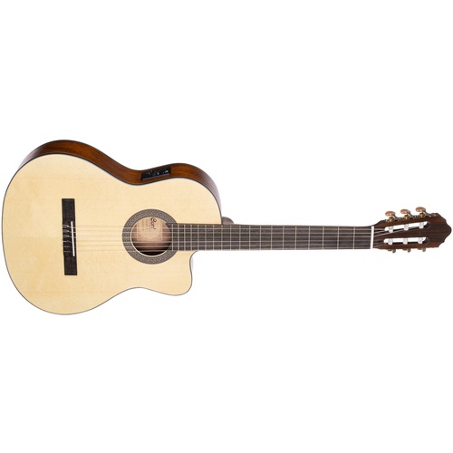 Cort AC120CE Electronics Classical Acoustic Guitar (Open Pore)