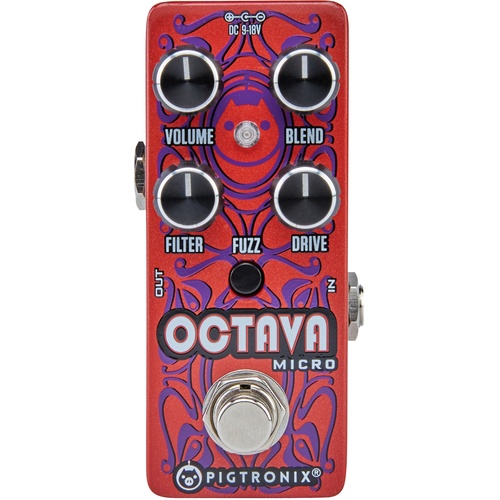 Pigtronix Octava Micro Octave Fuzz & Distortion Pedal