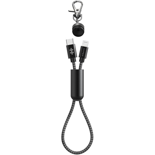 HYPER HyperDrive USB-C to Lightning Cable Keychain (0.2M)