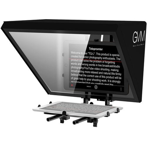 GVM TQ-L Teleprompter for Tablets and Smartphones with Bluetooth Remote and App