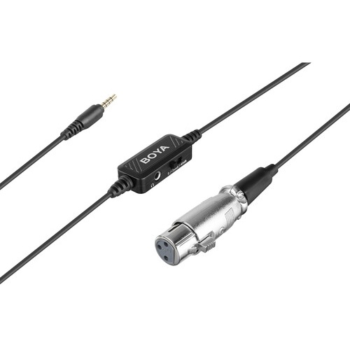 Boya XLR to 3.5mm TRRS Plug Microphone Cable