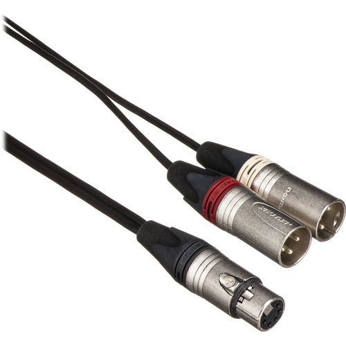 Sony EC05X5F3M 5-Pin to Dual 3-pin XLR Cable for ECM-680S